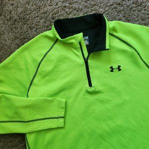 Under Armour Infrared Pullover Coldgear Neon Half-Zip Men's XL Fitted 2013